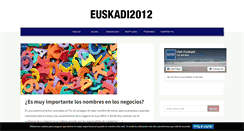 Desktop Screenshot of euskadi2012.org