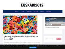 Tablet Screenshot of euskadi2012.org